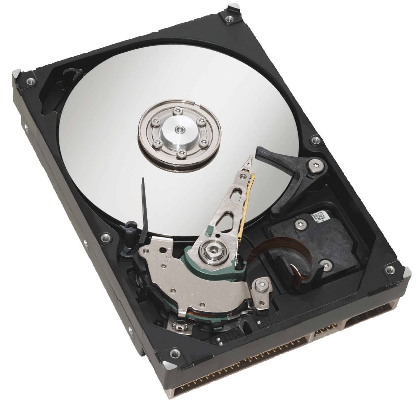 Hard Drive Png - Hard Drive Open (1350x1350), Png Download