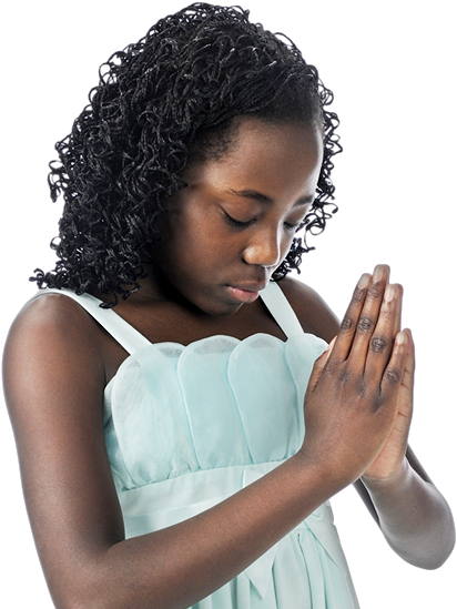 Women Praying Png - Kid Praying Png (533x552), Png Download