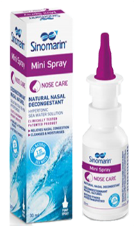 Sinomarin Hypertonic Sea Water Spray - Sinomarin Mini (326x380), Png Download
