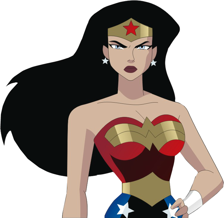 Dcau Wonder Woman Render By Markellbarnes360-da2bznh - Wonder Woman Vector Png (772x731), Png Download