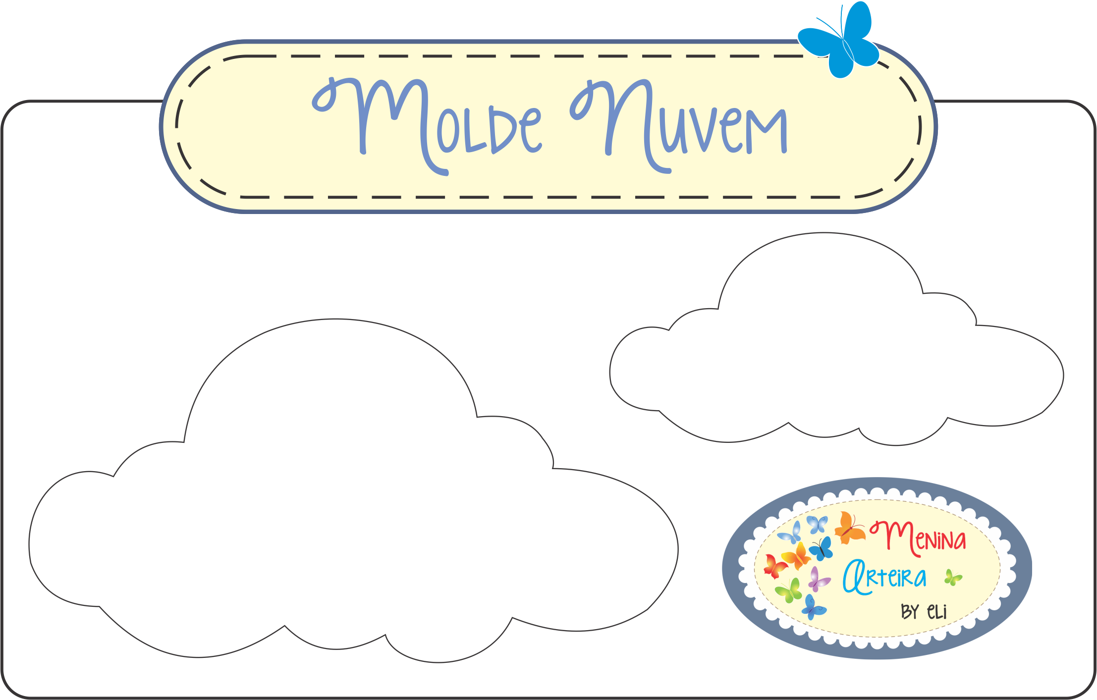 Molde-nuvem - Keychain (2214x1413), Png Download