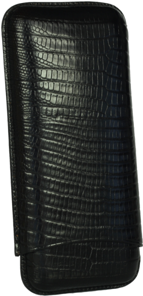 Martin Wess 593 Lizard Black - Leather (294x600), Png Download