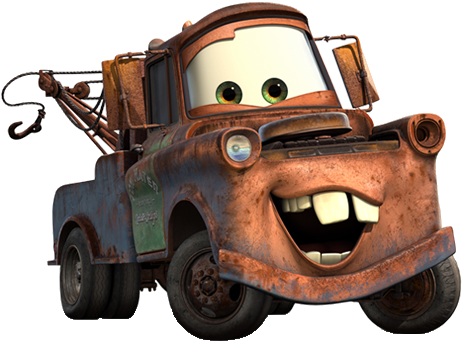 Cars Disney Png Clipart - Mater Cars Edible Cake Image Cake Topper (463x341), Png Download