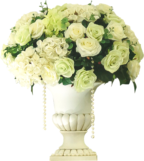 Blissful Package - Wedding Flower Vase Png (496x557), Png Download
