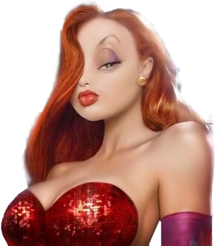 Share This Image - Realistic Jessica Rabbit (436x489), Png Download