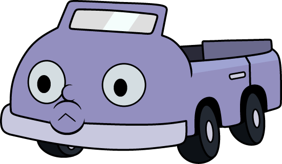 Tiny Car - Steven Universe Amethyst Car (551x321), Png Download