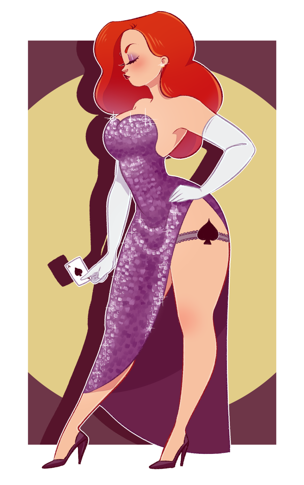 “all Those Ace Jessica Rabbit Posts Are My Absolute - Jessica Rabbit Y Roger Rabbit (1202x1920), Png Download