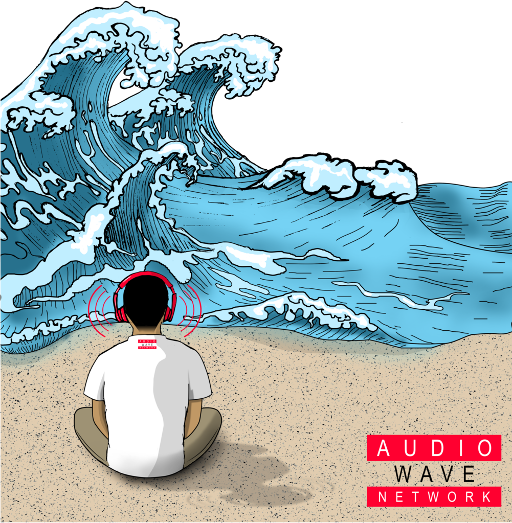 Audio Wave Network - Jpeg (1000x1143), Png Download