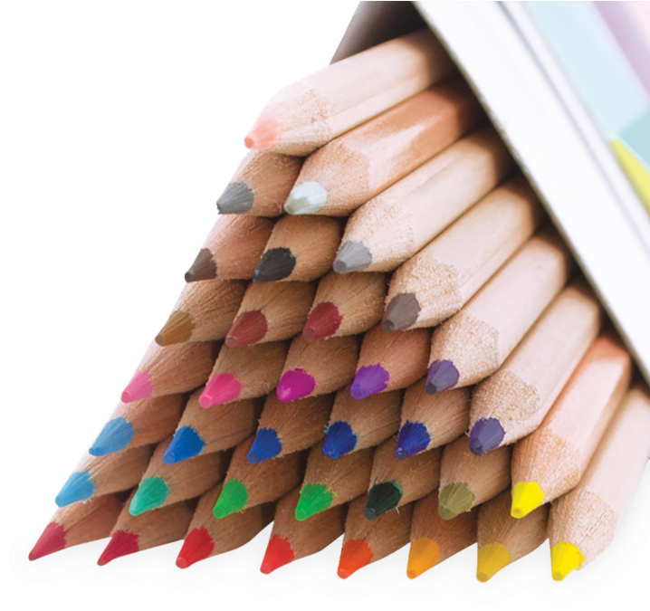 The Triangle Colored Pencils - Triangular Pencils (800x800), Png Download