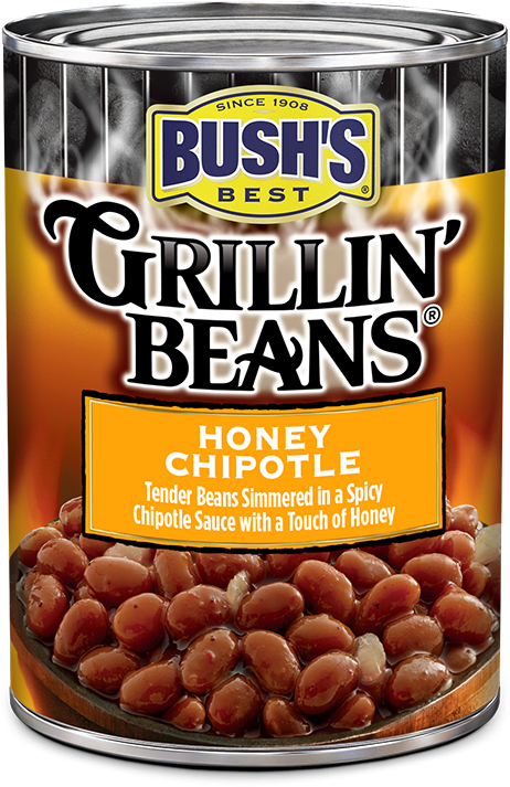 Bush's® Honey Chipotle Grillin' Beans® - Honey Chipotle Grillin Beans (526x745), Png Download