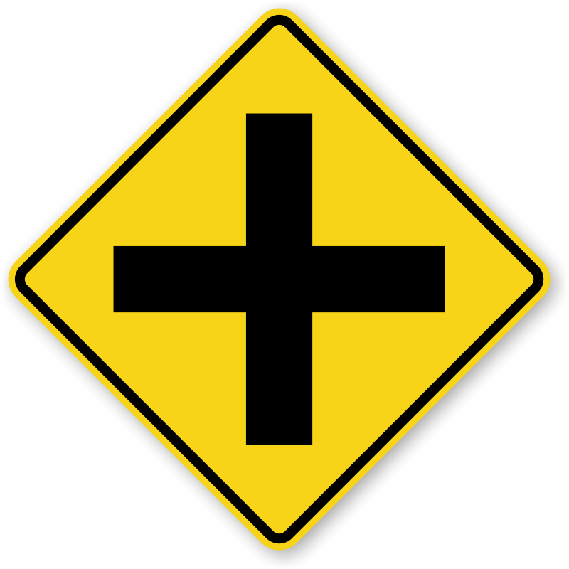 Zoom, Price, Buy - Intersection Sign (800x800), Png Download