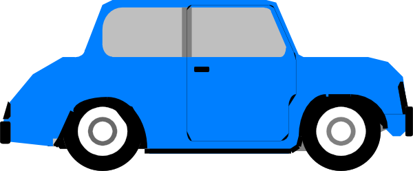 Clip Art At Clker Com Vector Online - Public Domain Free Clipart Car (600x249), Png Download