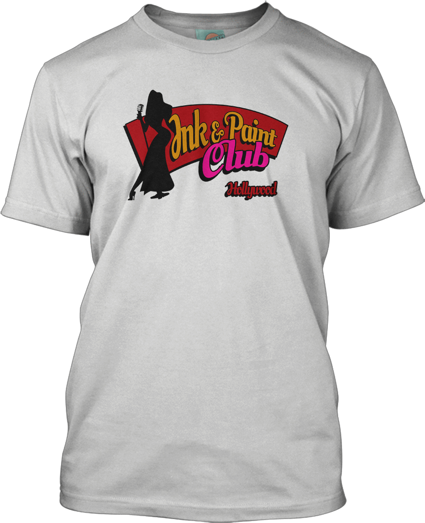 Who Framed Roger Rabbit Inspired Ink And Pen Club T-shirt - Guns N Roses Axl Tshirt (932x1100), Png Download