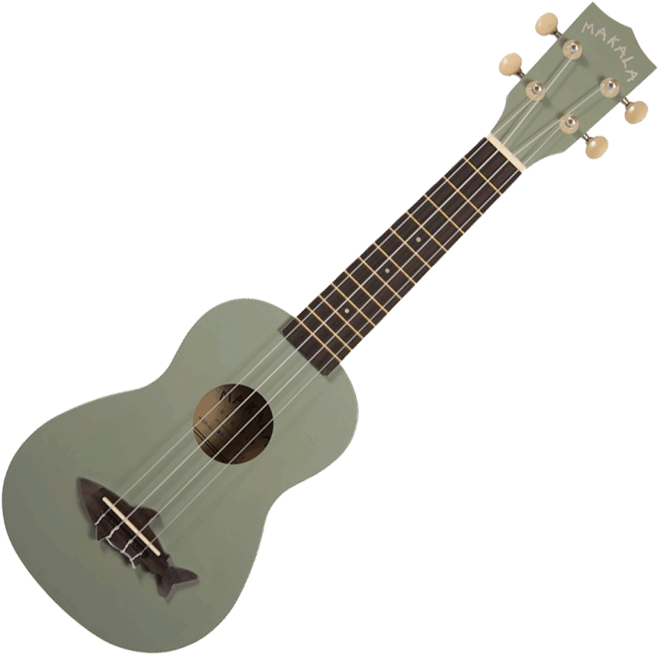 Makala Shark Soprano Ukulele - Makala Mk-ss/pur Shark Soprano Ukulele (sea Urchin (1000x1000), Png Download