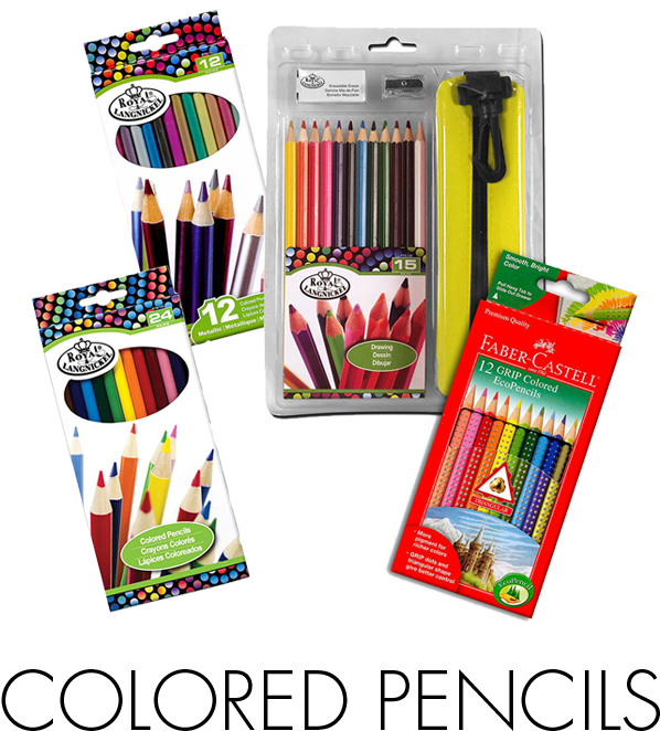 Coloredpencils - Royal Brush Colored Pencils Set Of 24 (864x864), Png Download