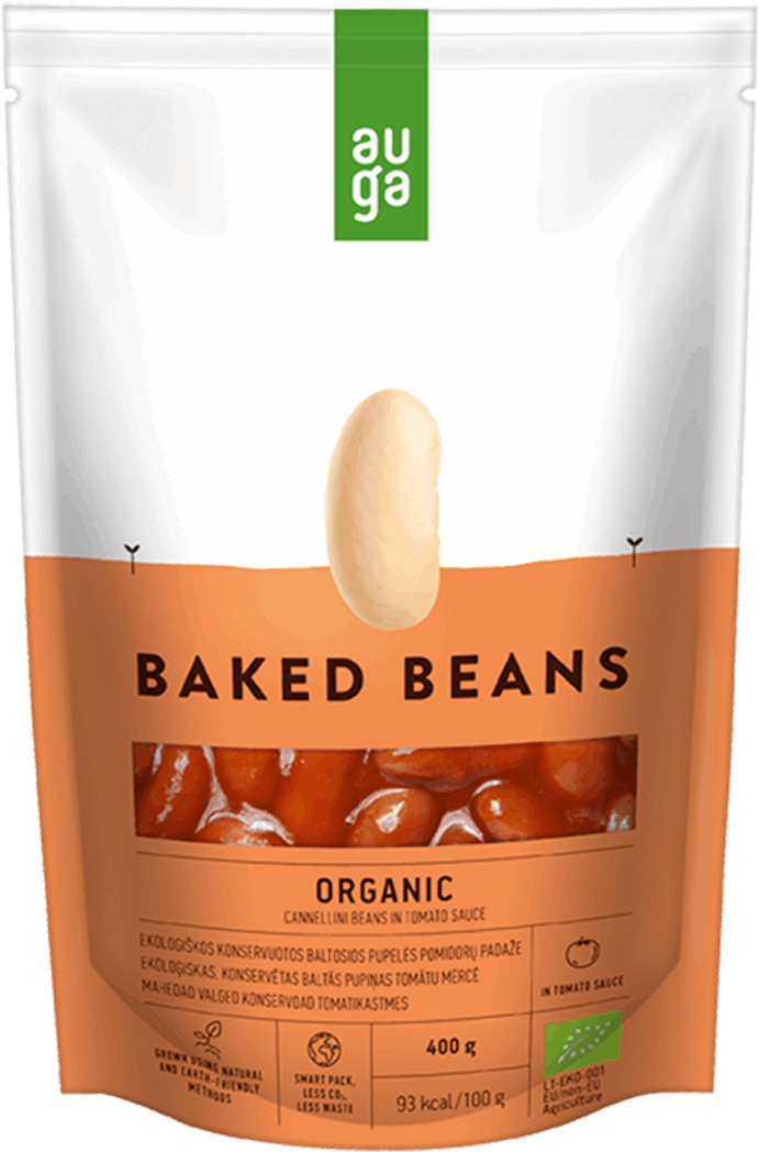 Auga Organic Red Kidney Beans In Spicy Sauce 400g (840x1060), Png Download