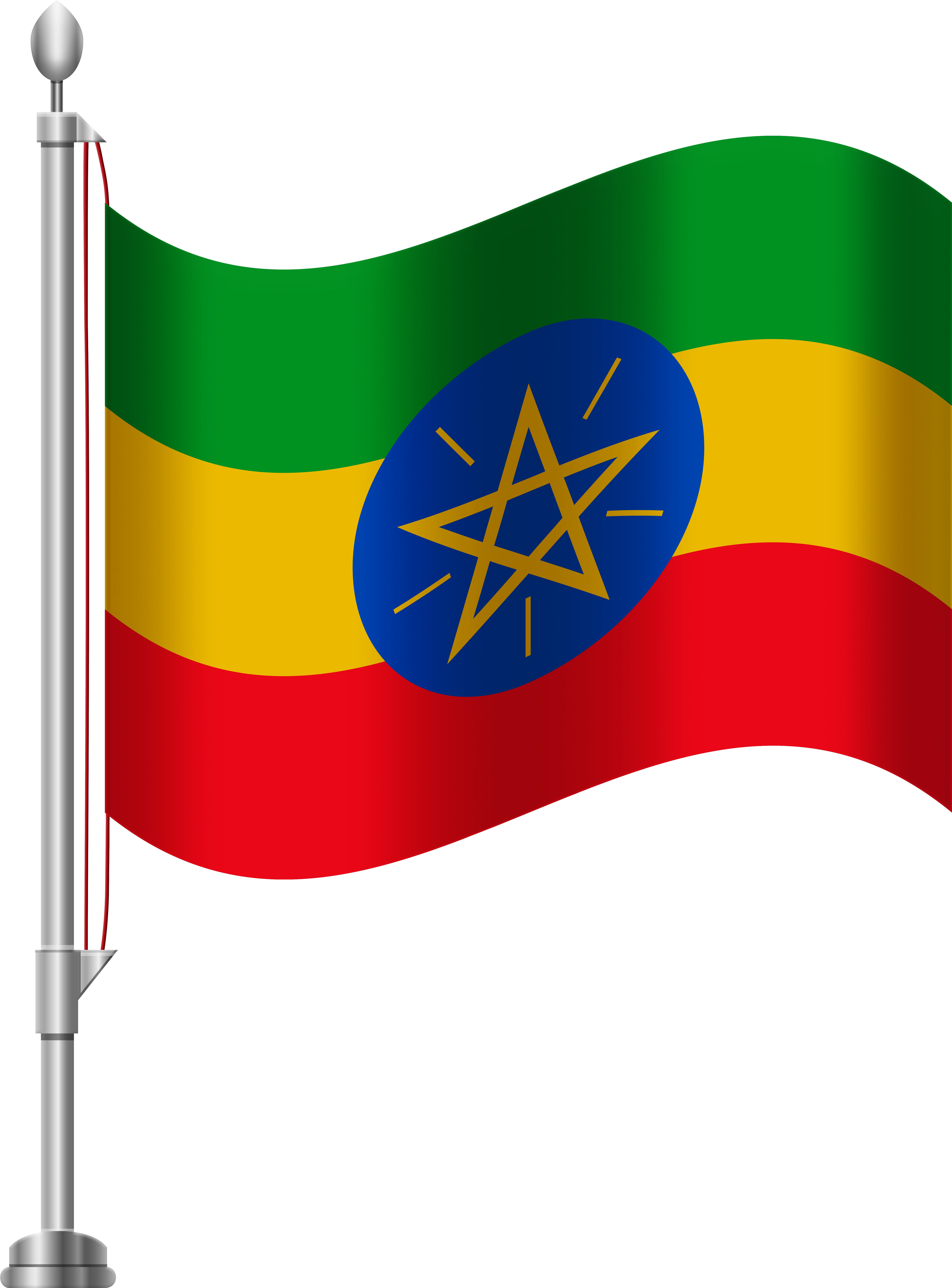 Ethiopia Flag Png Clip Art (6141x8000), Png Download