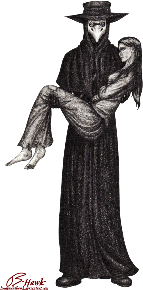 Http - //th05 - Deviantart - By Lieutenanthawk-d4ufwms - Black Death Doctor Transparent (683x1169), Png Download