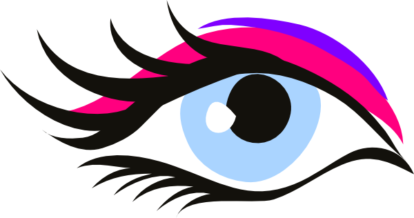 Lashes Cliparts - Eye Lash Vector Art (600x316), Png Download