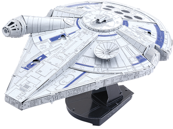 Lando's Millennium Falcon - Iconx Metal Earth Star Wars (600x600), Png Download