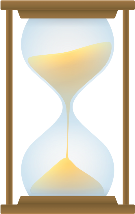 Hourglass Vector Png Transparent Image - Hour Glass Png (500x769), Png Download