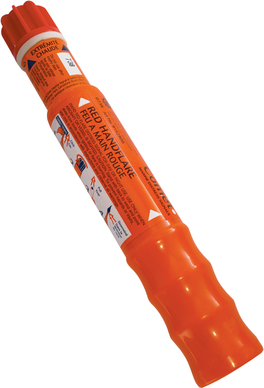 Red Handflare (435x746), Png Download