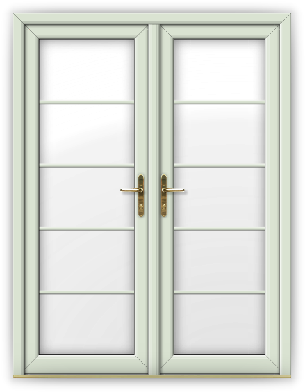 French Door White Fo - Shower Door (450x575), Png Download