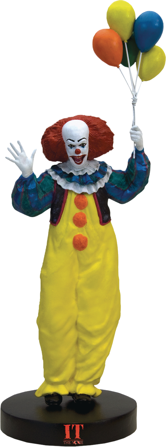 It - Pennywise Premium Motion Statue (530x1422), Png Download