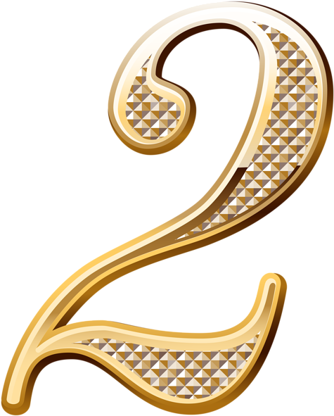 Number Two, Clipart Images, Numero Um, Math Numbers, (482x600), Png Download