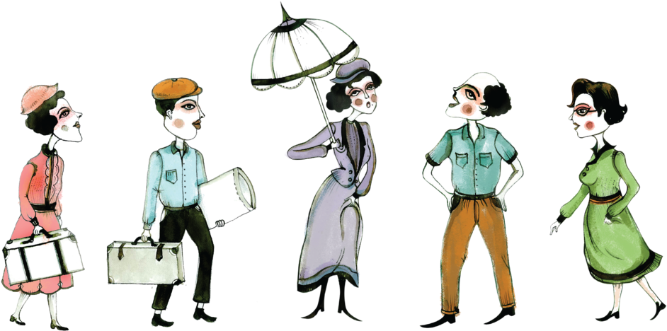 Mca-waterwall People (1000x647), Png Download