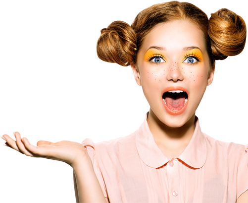 How To Create Fake Freckles - Girl (500x500), Png Download