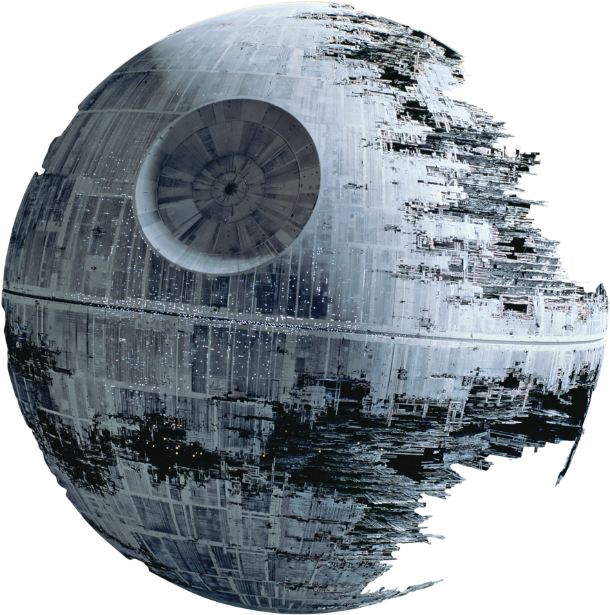 Death Star Ii Render - Fathead 'star Wars - Death Star' Wall Decals, Size (890x897), Png Download