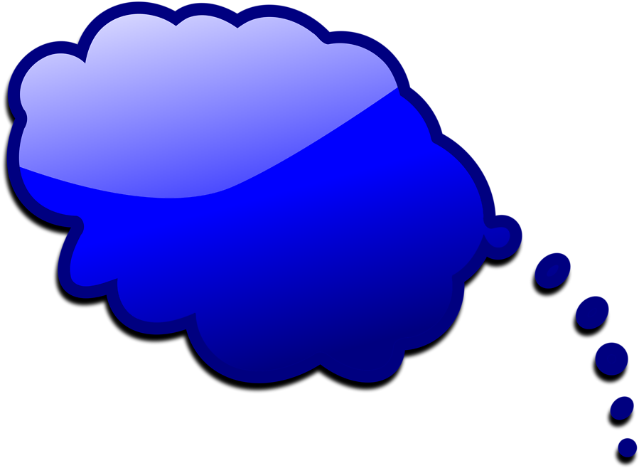 Blue Clipart Speech Bubble Pencil And In Color Blue - Speech Balloon With Color (958x706), Png Download