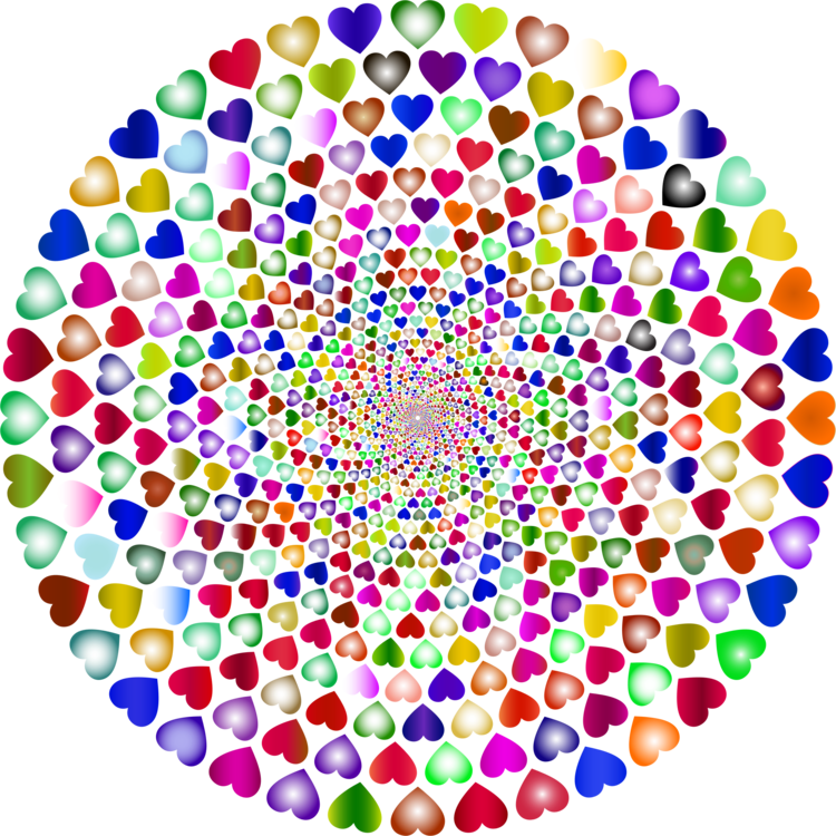 Computer Icons Download Circle Disk Drawing Free Commercial - Arcos De Corazones Png (750x750), Png Download