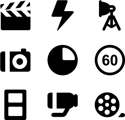 Cameras And Camcorders Rounded - Camera Icons (600x564), Png Download