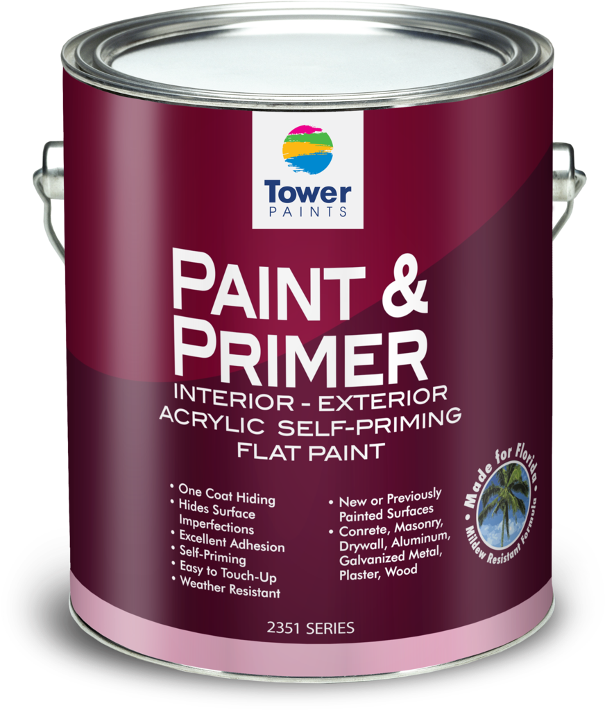 1 Gal Paint&primer Red - Glidden High Endurance Plus Exterior Flat Paint, 1 (1000x1166), Png Download