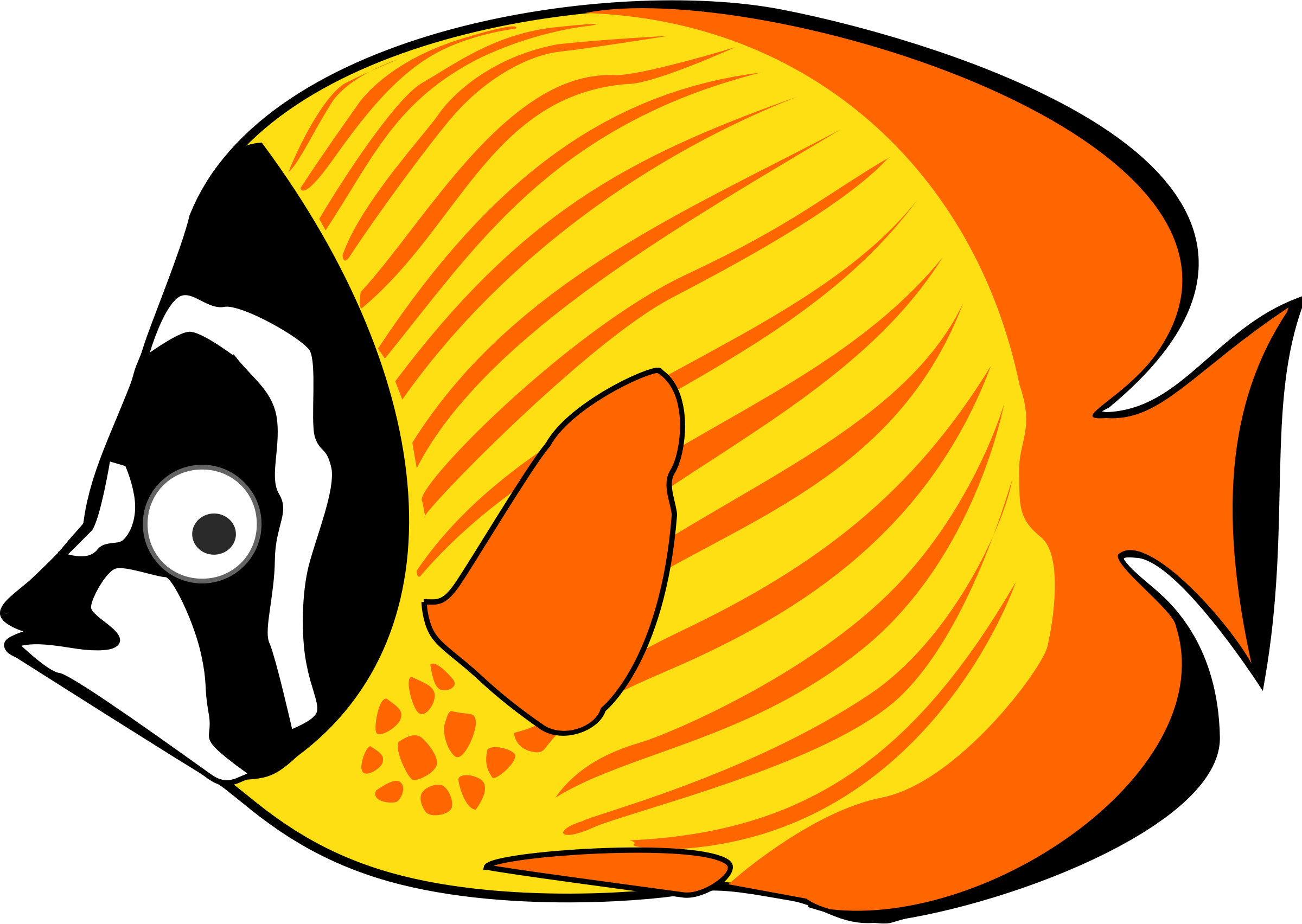 This Free Icons Png Design Of Cartoon Fish 4 (2400x1704), Png Download