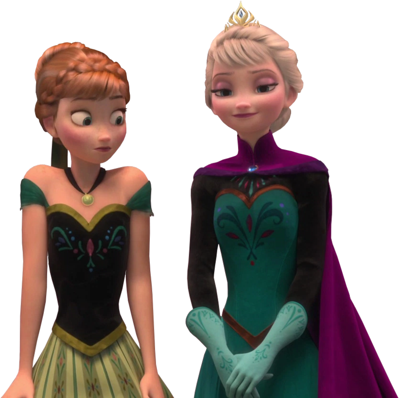 Graphic Download And Elsa Png For Free Download - Anna And Elsa (951x841), Png Download