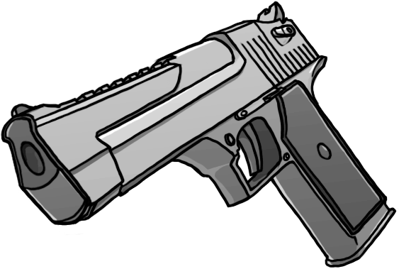 Download Gun Clipart Real - Transparent Gun Drawing PNG Image with No  Background 