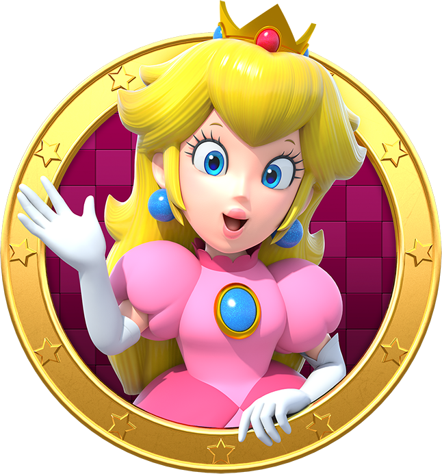 Peach Clipart Star - Princess Peach Mario Party Star Rush (646x692), Png Download
