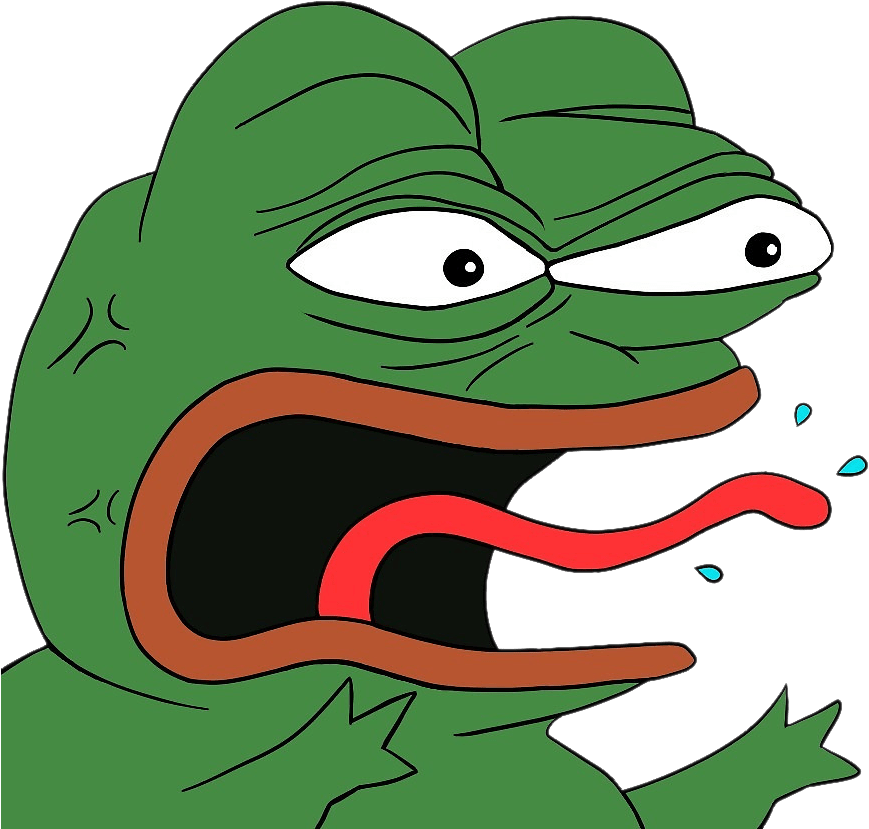 Angry Pepe (900x900), Png Download