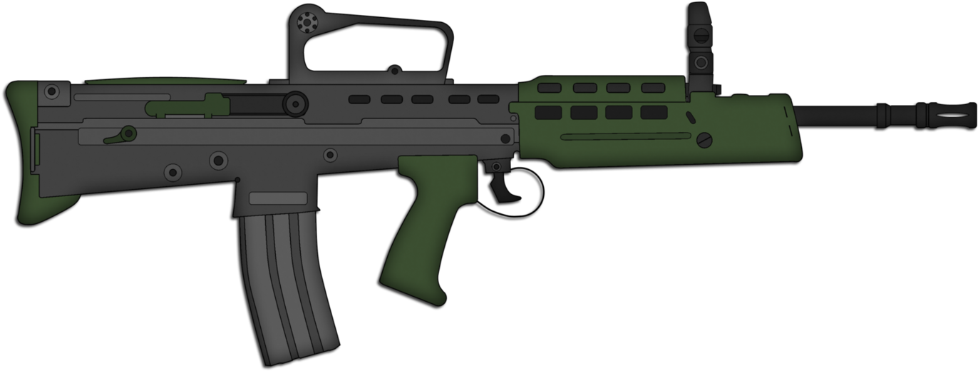 Vector Rifle Bullpup - Patriot T 89 (1403x569), Png Download