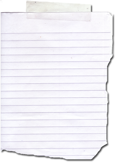 Note Paper Png - Note Paper Image Transparent (384x552), Png Download