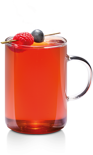 0011 Red Fruit Tea Png - Iced Tea (346x535), Png Download