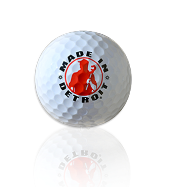 Golf Ball Sleeve - Made In Detroit (348x370), Png Download