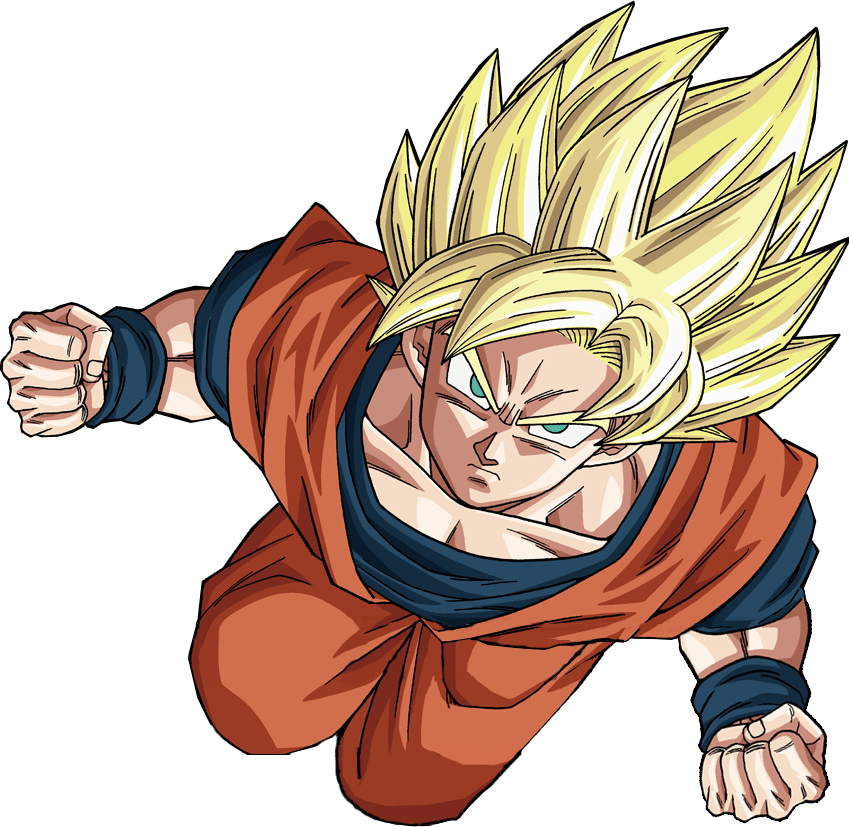 Super Saiyan Power - Goku Ssj Full Power (849x827), Png Download