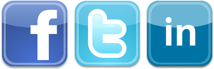 Twiter Linkedin And Icon (700x225), Png Download