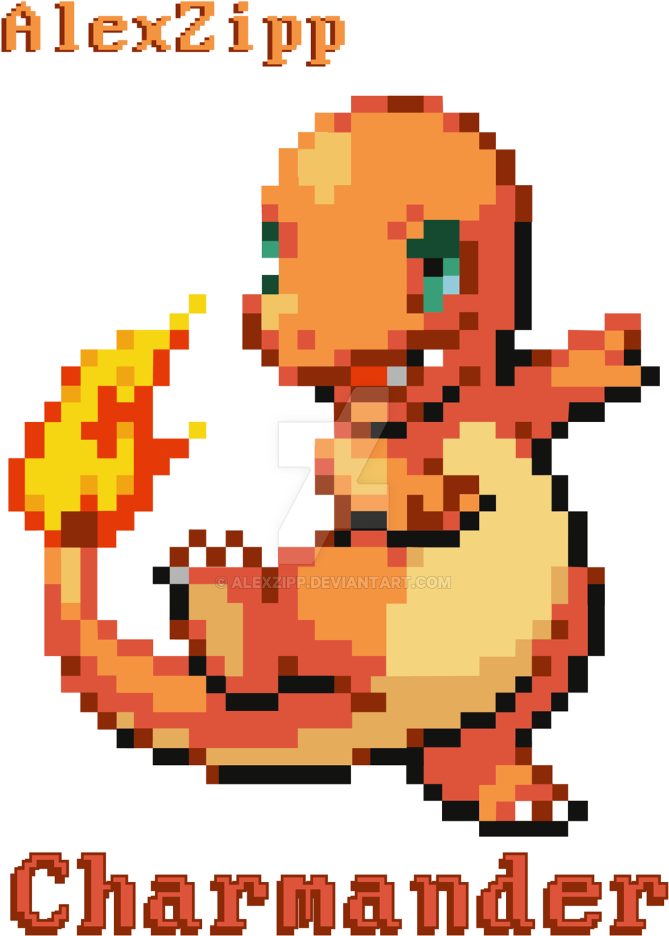 Charmander Vector Graffiti Clipart Black And White - Charmander Cross Stitch Pattern (1024x1424), Png Download