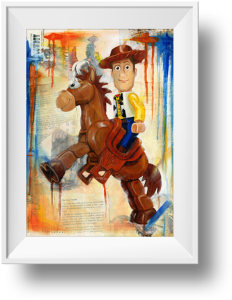 Yee Haw Print - Picture Frame (480x480), Png Download