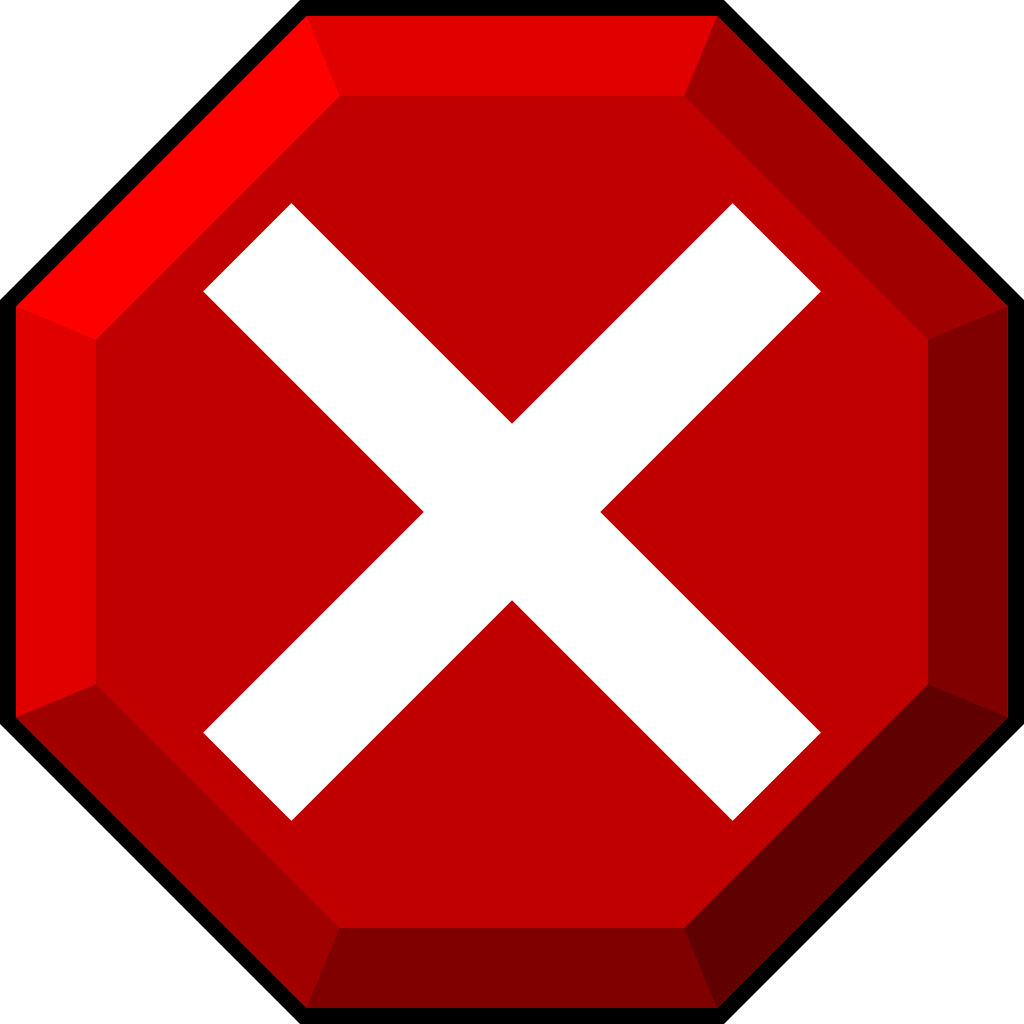 File - Octagon-warning - Svg - Warning Image Png (1024x1024), Png Download